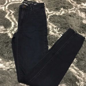 Navy Blue American Eagle Sky High Jegging